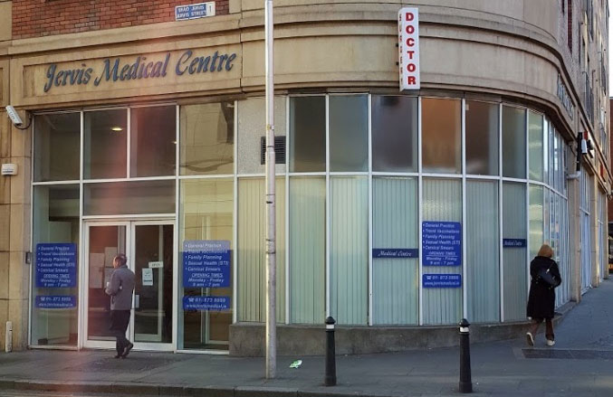 Image of Jervis Medical Centre clinic Dublin 1.