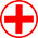 Image of red cross first aid icon